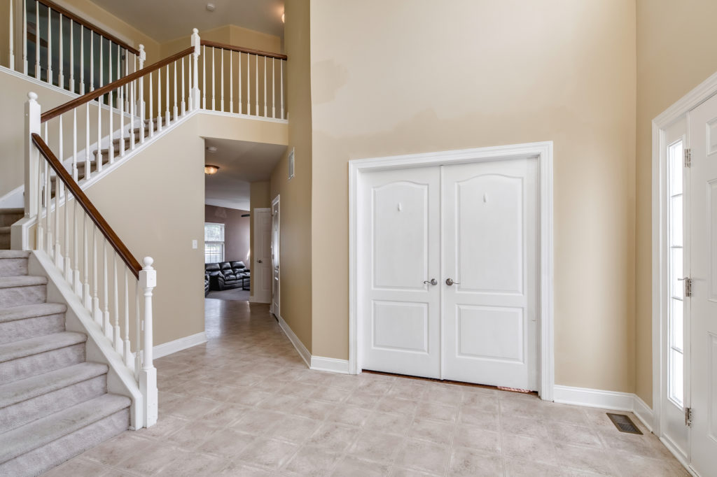 Entrance way to living room and upstairs at Blackwood Sober Living Home for Women