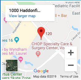 Google maps screen shot of 1000 Haddonfield-Berlin Road
